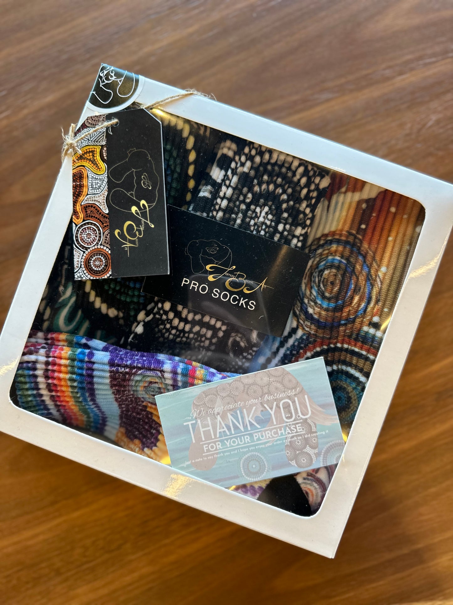 Tamay Beam Art - Pro Indigenous Socks BOX