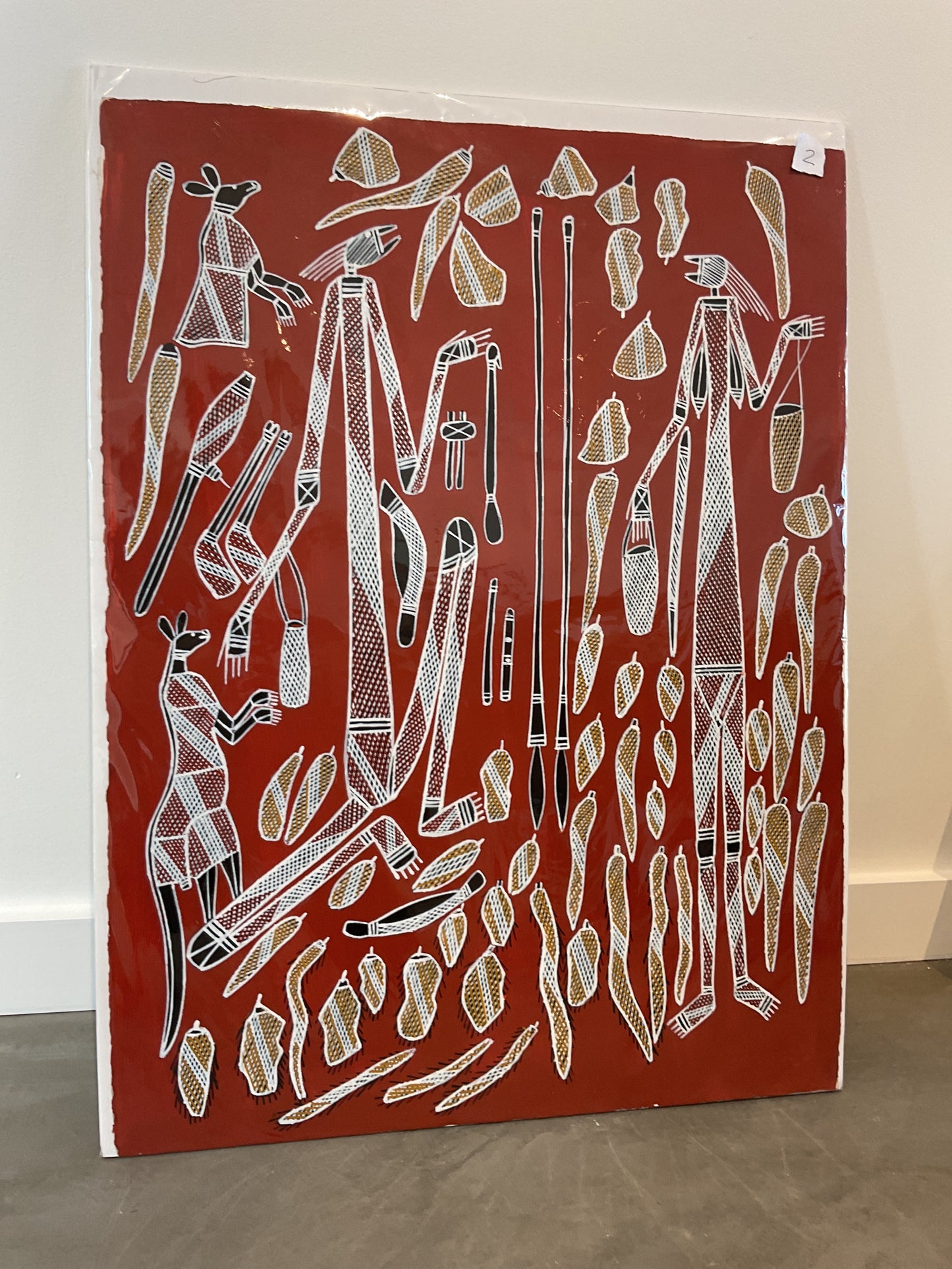 Marrawuddi - Lenny Wood Murabura/76 x 58 cm/Mimi's Hunting