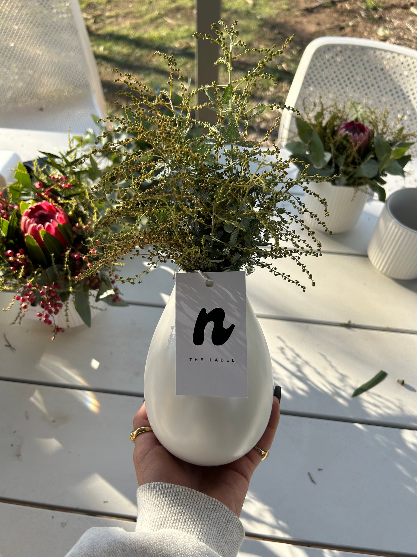 n the label - Ever Lasting Flowers