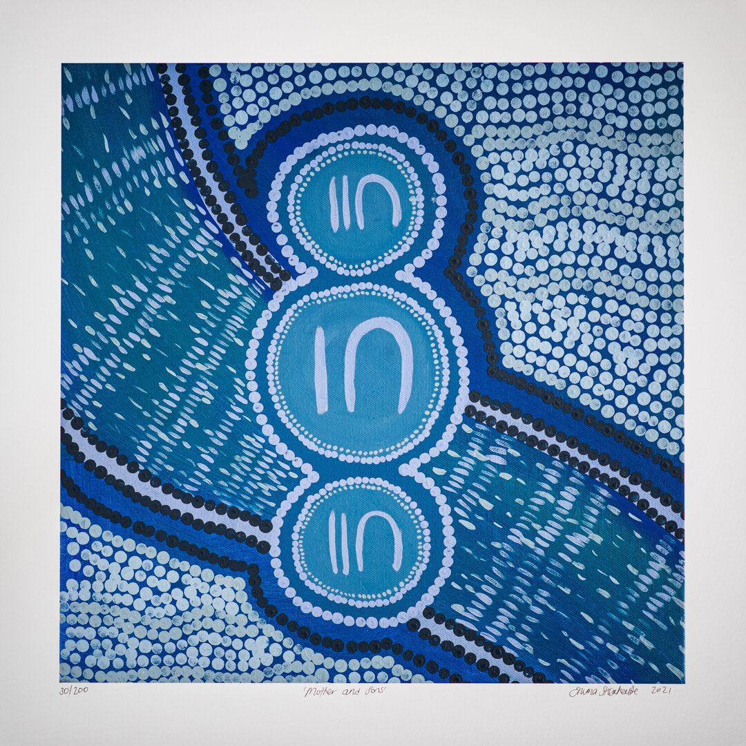 Emma Stenhouse - Mother and Sons Print