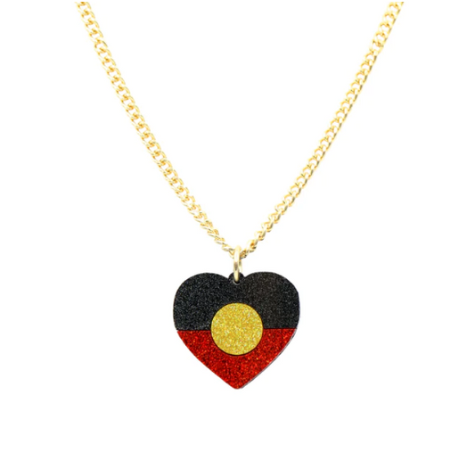 Haus Of Dizzy - Indigenous Pride Glitter Necklace