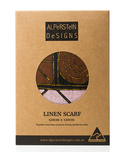 Alperstein Designs - Linen Scarf