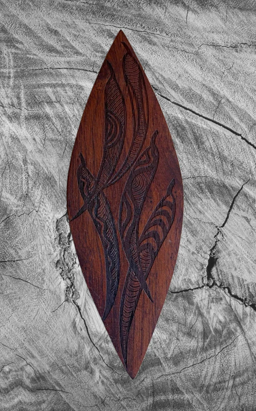 Ngarga Warendj - Cedar Mini Malgarr Shield (various designs)