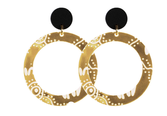 Haus of Dizzy - Wiradjuri Women Hoop Earring