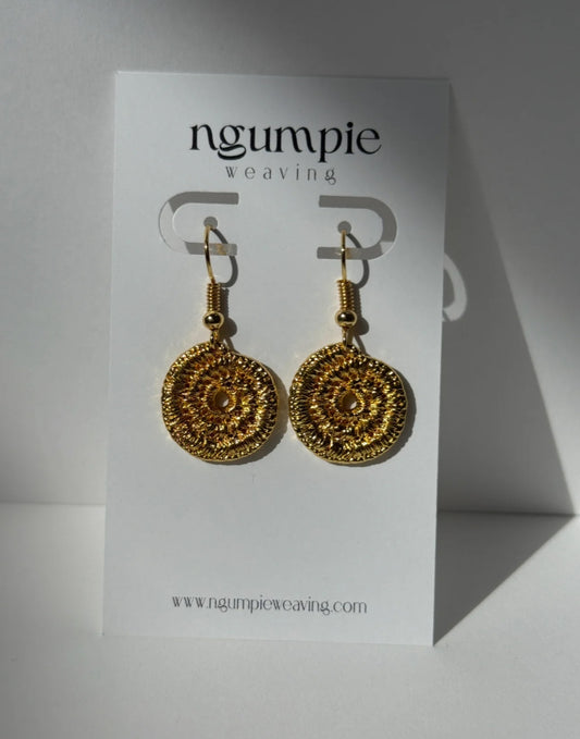 Ngumpie Weaving - Copper Woven Earrings