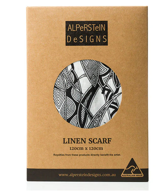 Alperstein Designs - Linen Scarf