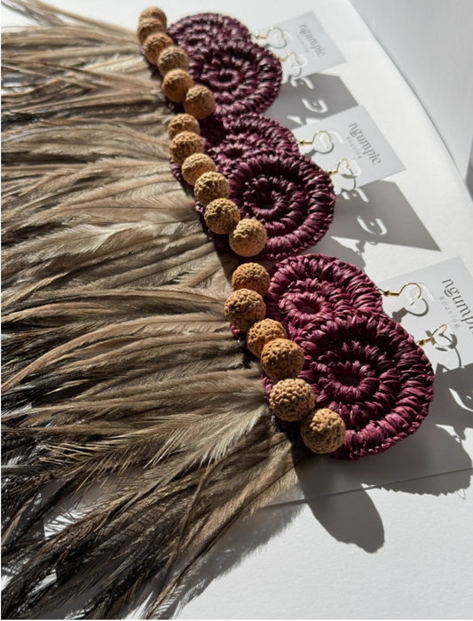 Ngumpie Weaving - Elegant Empress Earrings