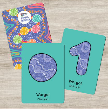 Wingaru - Dharug Number Cards