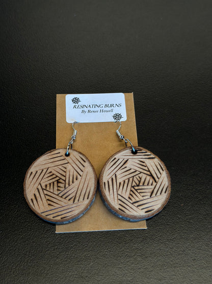 Resinating Burns - Earrings