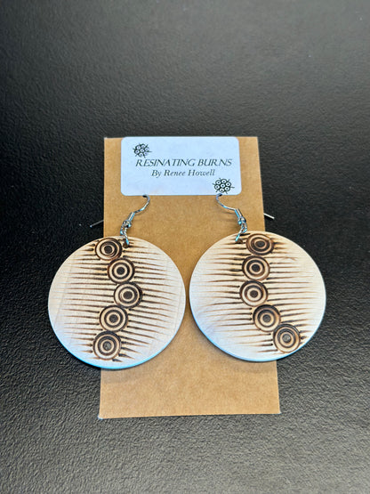 Resinating Burns - Earrings