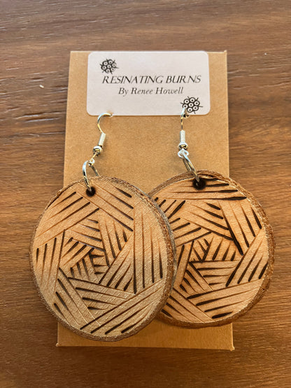 Resinating Burns - Earrings