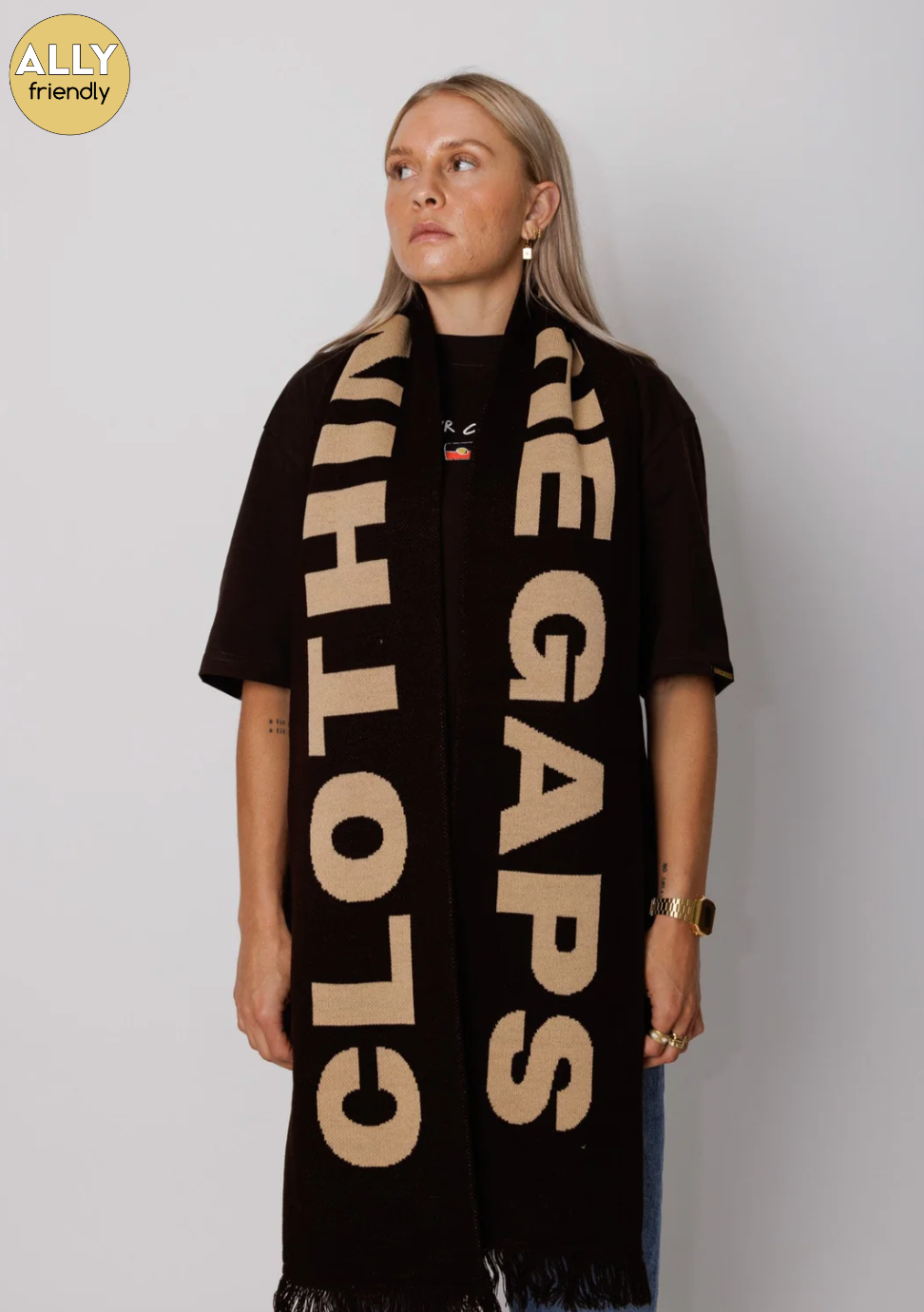 Clothing The Gaps - Brown Scarf