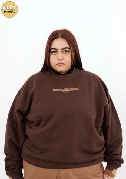 Clothing The Gaps - Brown Crew Jumper