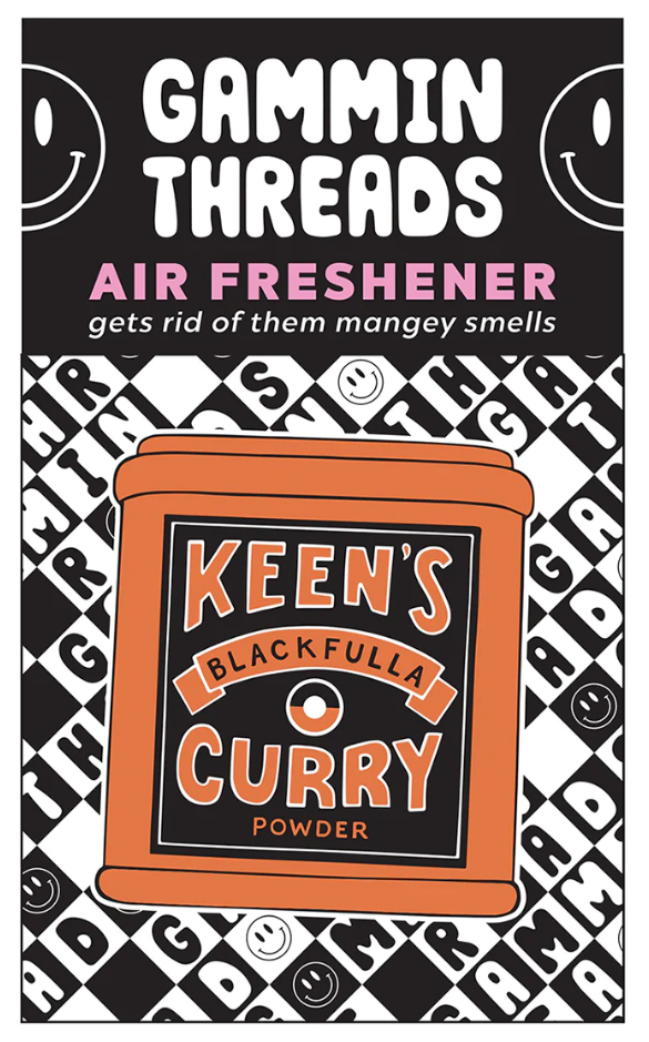 Gammin Threads - "Keens Curry" Air Freshener