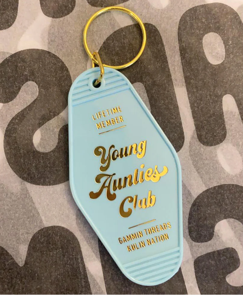 Gammin Threads - "Young Aunties Club" Key Chain