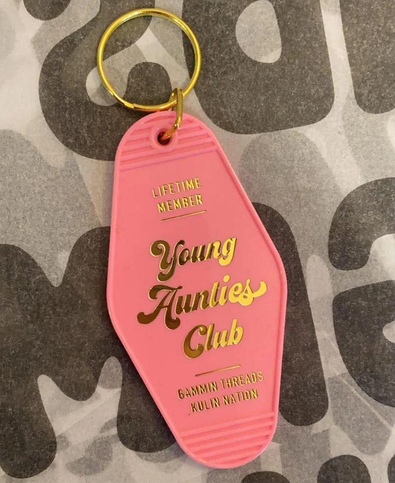 Gammin Threads - "Young Aunties Club" Key Chain