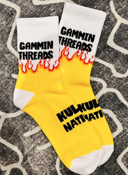 Gammin Threads - Flame Socks