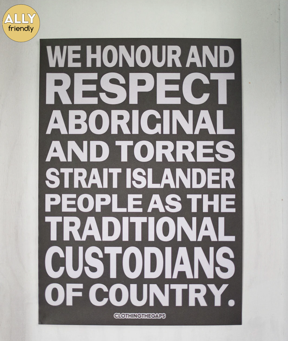 Clothing The Gaps - Honour Country Posters
