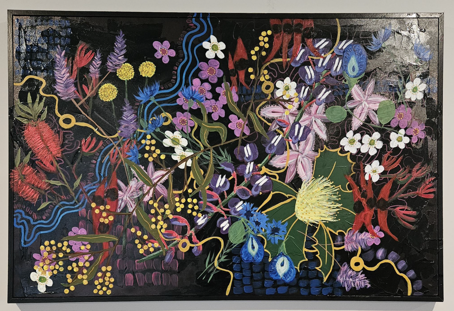 Kiri Tawhai Art Piece - Wilds Compilation (90cmx90cm)