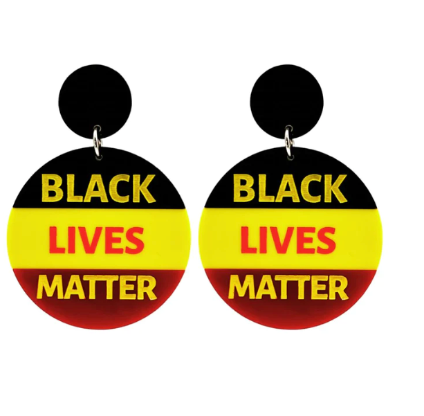 Haus of Dizzy - Black Lives Matter Flag Earrings