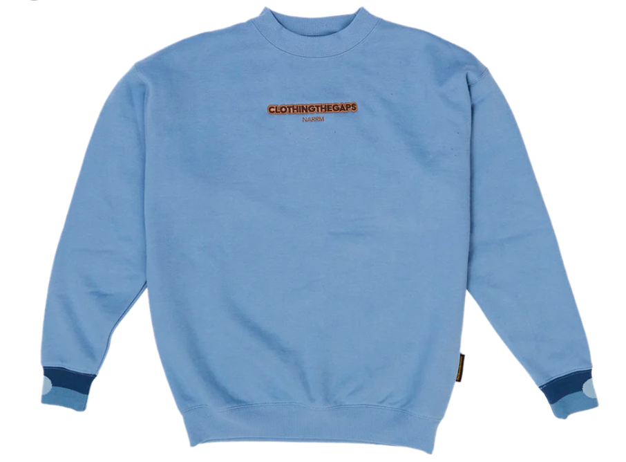 Clothing the Gaps - Ice Blue Crew Jumper