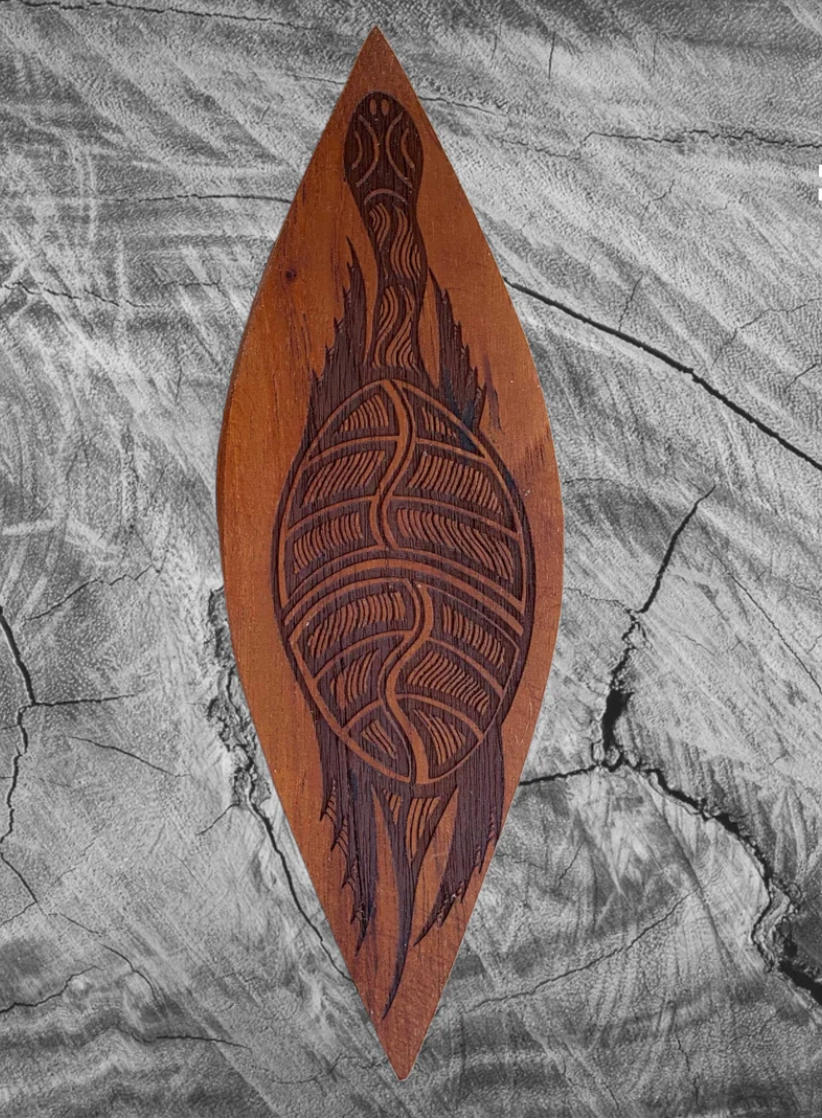 Ngarga Warendj - Cedar Mini Malgarr Shield (various designs)