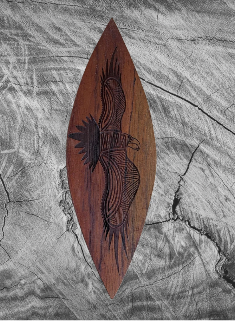 Ngarga Warendj - Cedar Mini Malgarr Shield (various designs)