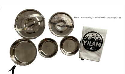 Yilam - Stainless Steel Stacking Pot Set