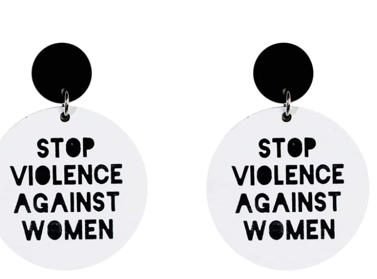 Haus of Dizzy - Stop Violence Against Women Earrings