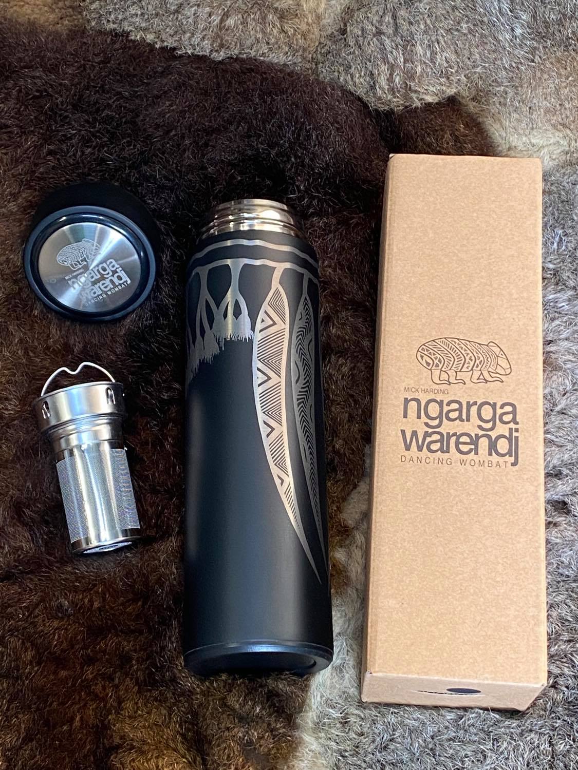 Ngarga Warendj - Double Walled Insulated Travel Thermos with Tea Infuser