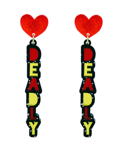 Haus of Dizzy - 'Deadly' Stacked Mirror Earrings